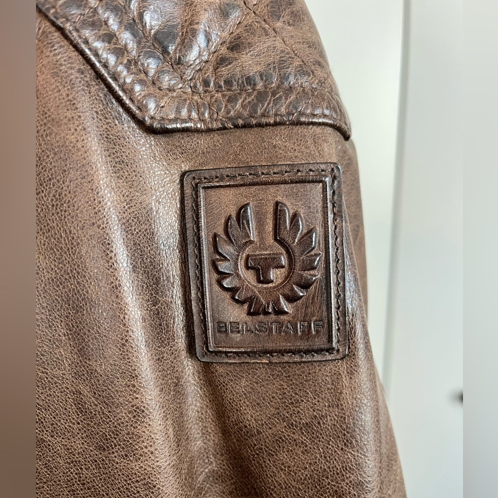Belstaff Moto Leather Jacket Size 56 View 5
